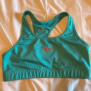 Nike swoosh sports bra L
